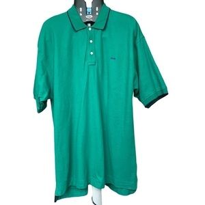 Colours By Alexander Julian Men’s Golf Polo Shirt Size XL Kelly Green Longline